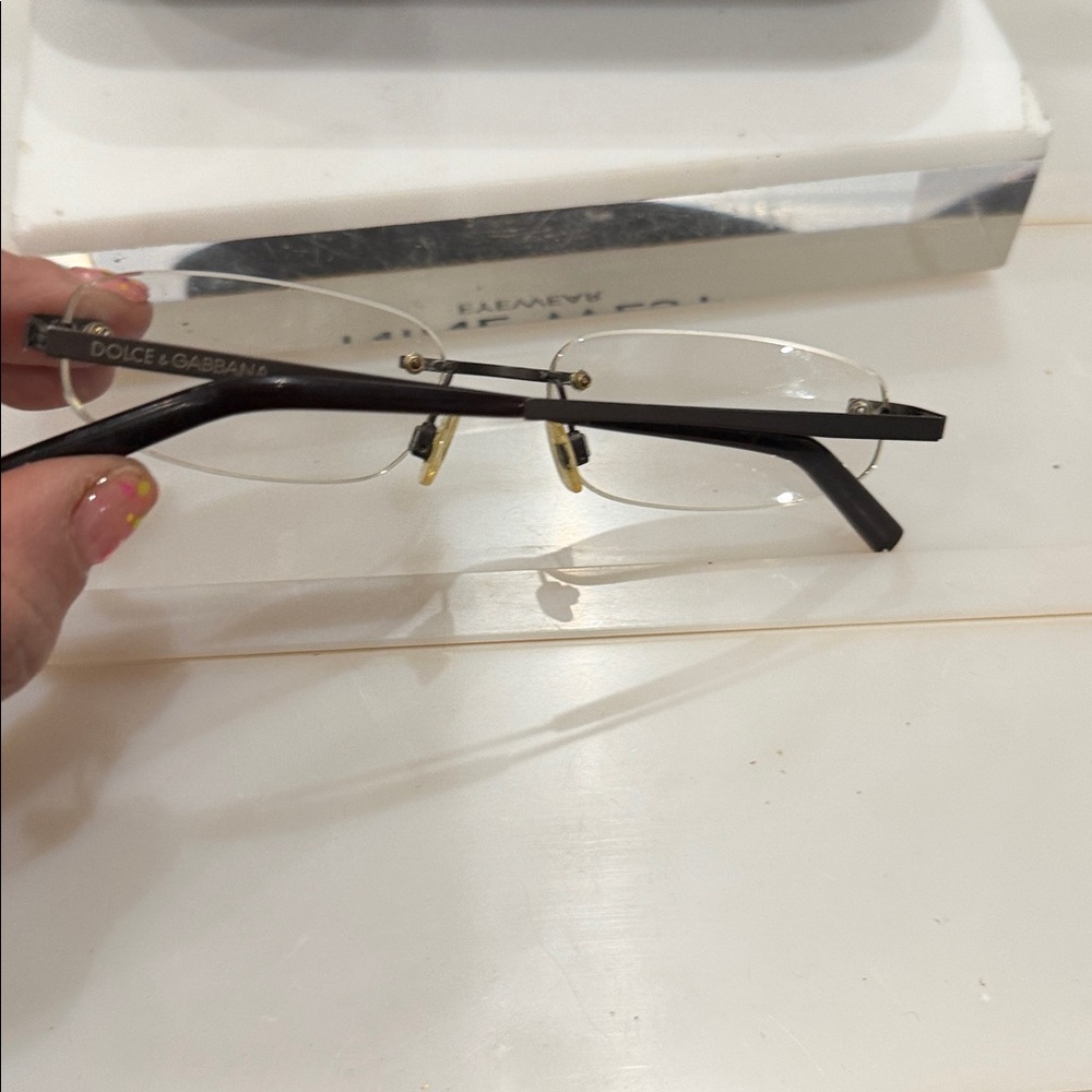 Dolce & Gabbana Eyewear Trio with Black, Brown, and Pink Frames - Picture 2 of 5